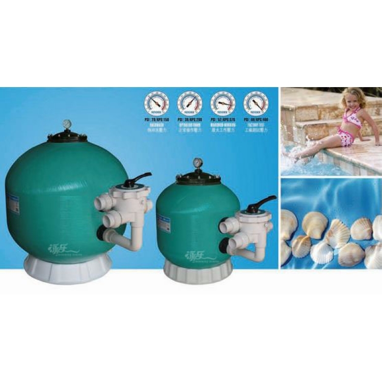 供应泳池过滤系统雷达-MINDER/MS系列测出式玻璃纤维沙缸